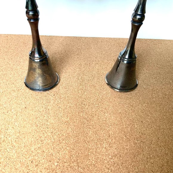 Vintage Valero Spain Pair Of Silver Plated Candle Sticks - Picture 10 of 16